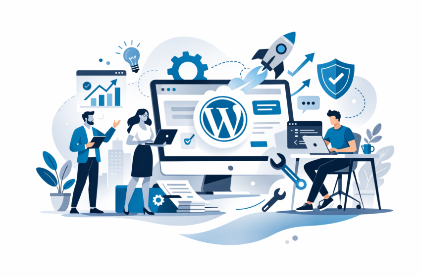 Création site WordPress pour PME : guide complet
