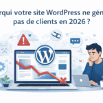 Pourquoi votre site WordPress ne génère pas de clients en 2026 ?